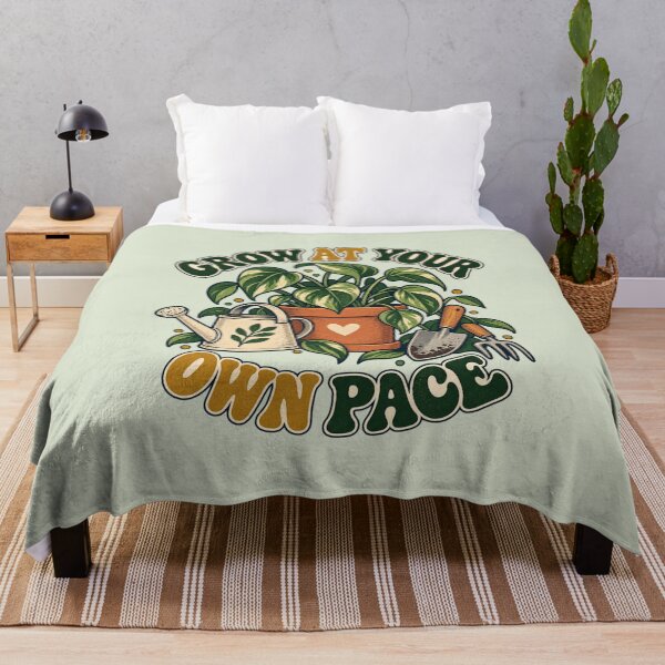 Item preview, Grow at Your Own Pace Retro Garden designed and sold by Mostafa Studio.