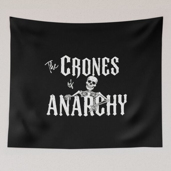 Item preview, The CRONESS of ANARCHYS Skeleton Stencil  designed and sold by ramostrangdArt.
