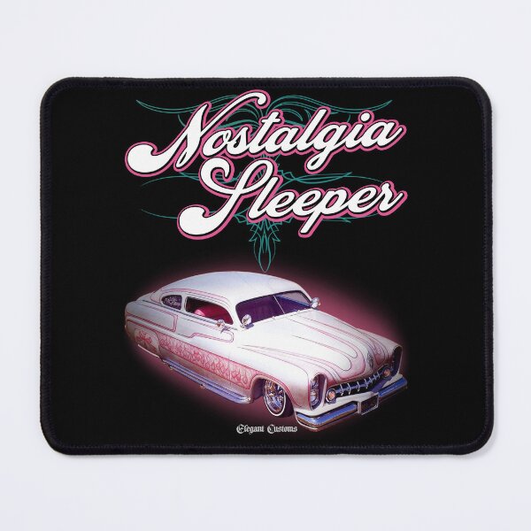 Item preview, 1950 Mercury Nostalgia Sleeper Chopped with text - Lowrider, Kustom, Hot Rod, Muscle Car designed and sold by Elegant Customs.