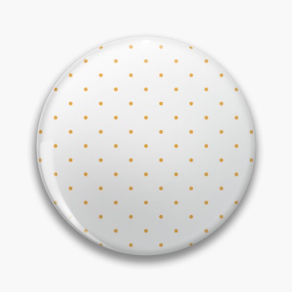 Item preview, White and Mustard Yellow Polka Dot Pattern – Retro Minimalist Style designed and sold by DaisyHouse.