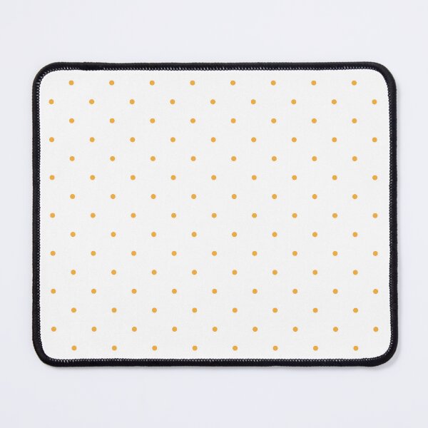 Item preview, White and Mustard Yellow Polka Dot Pattern – Retro Minimalist Style designed and sold by DaisyHouse.