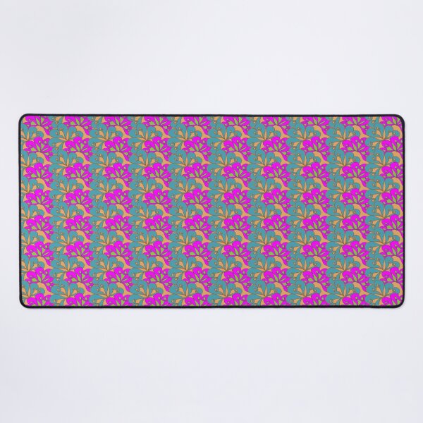Item preview, vibrant neon ornate curves pattern designed and sold by RhoQA.