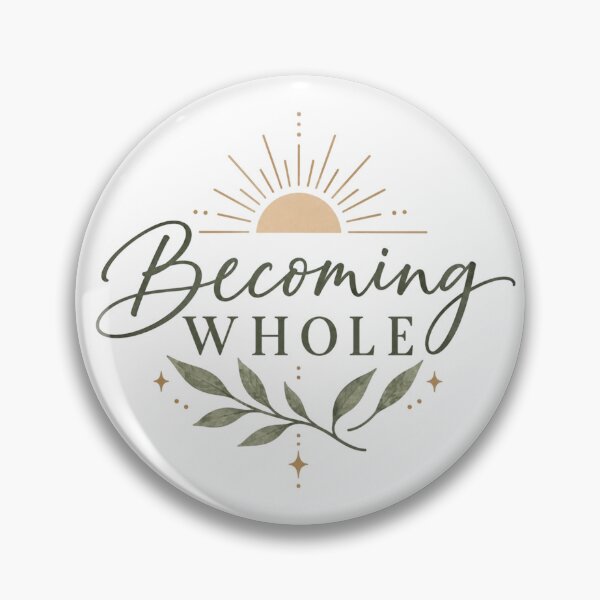 Item preview, Becoming Whole – Healing, Self Growth & Inner Peace Quote designed and sold by Sanika arts .