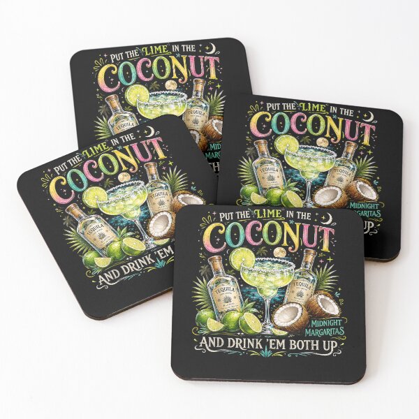 Item preview,  Put The Lime in The Coconut Retro Margaritas Celestial Beach designed and sold by PladypooZztrt.