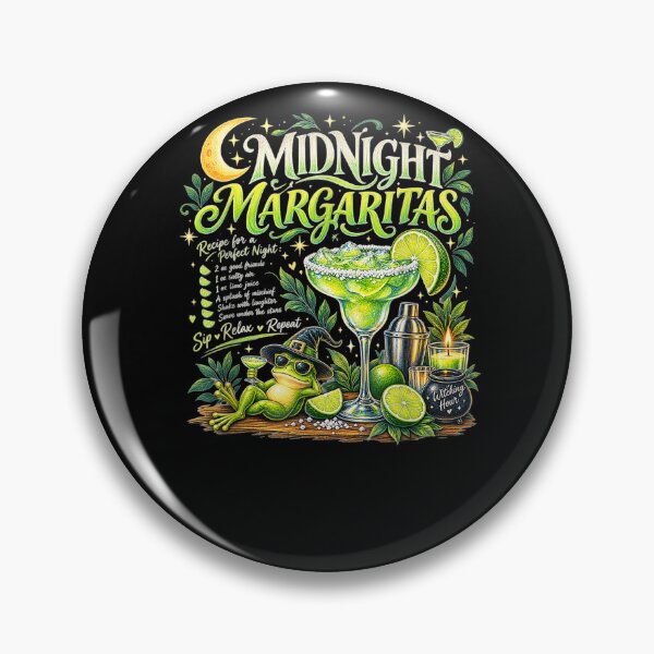 Item preview, Midnight Margarita Halloween Witch Cocktail Drinking  designed and sold by PladypooZztrt.