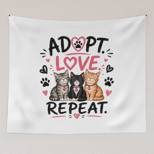 Item preview, Adopt love repeat designed and sold by nimmitrends.