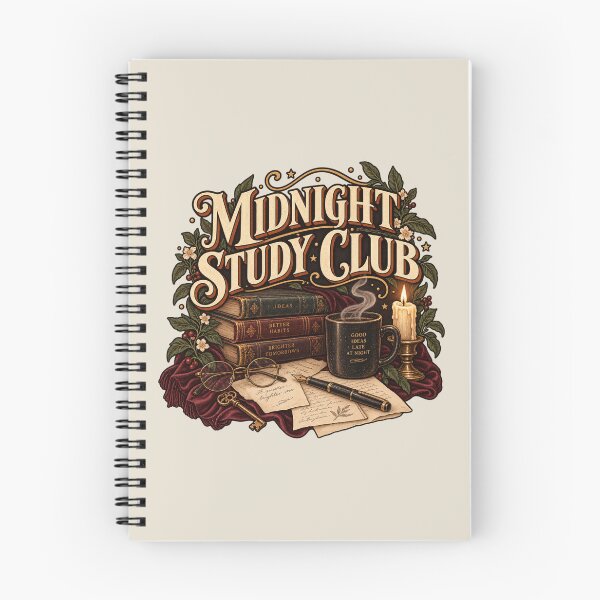 Item preview, Midnight Study Club Dark Academia Design designed and sold by Mostafa Studio.