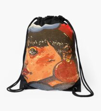 Rainbow eyes Drawstring Bag