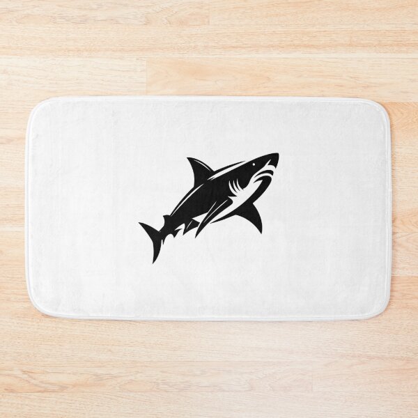 Item preview, Black Great White Shark Design designed and sold by pattern-archive.