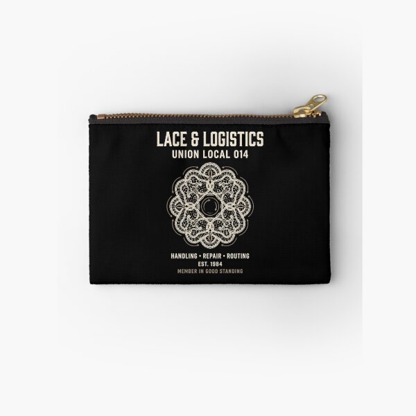 Item preview, Lace and Logistics Union Local Badge Crafting Humor designed and sold by SplashTastic.
