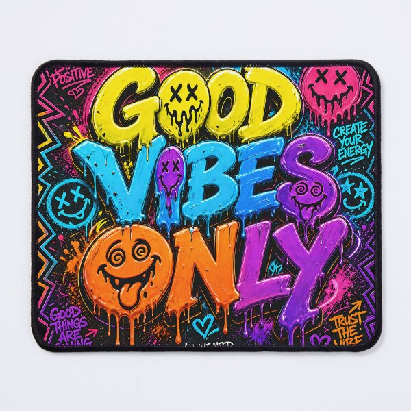Item preview, Good Vibes Only – Neon Acid Rave Graffiti 2 designed and sold by RH Design Lab.