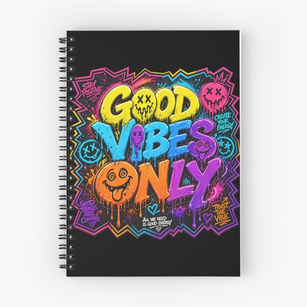 Item preview, Good Vibes Only – Neon Acid Rave Graffiti 2 designed and sold by RH Design Lab.