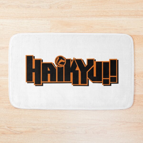 Item preview, Haikyuu Logo Typography Orange Black Anime designed and sold by Sharksito.