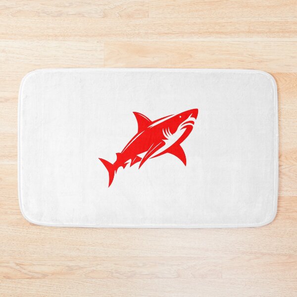 Item preview, Red Great White Shark Design designed and sold by pattern-archive.