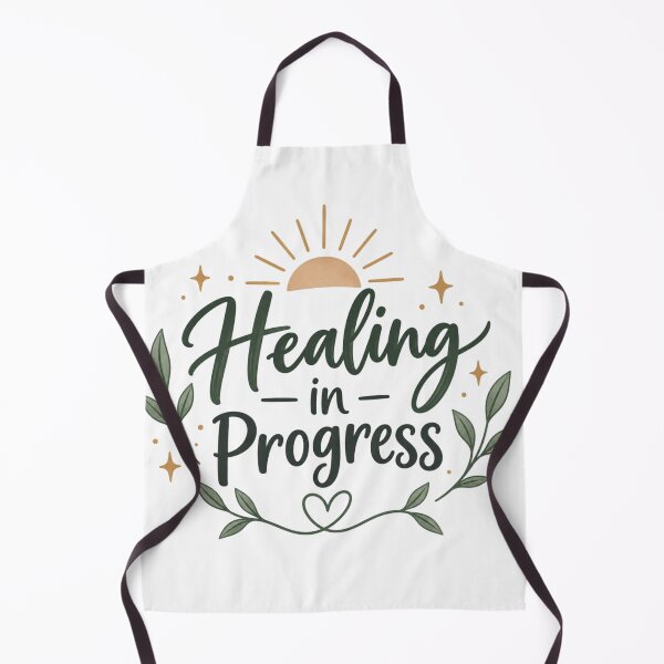 Item preview, Healing in Progress Mental Health Self Care Inspirational Quote Design designed and sold by Sanika arts .