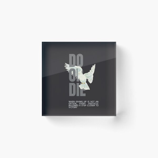 Item preview, Do Or Die Motivational Eagle Quote designed and sold by Mr besho.