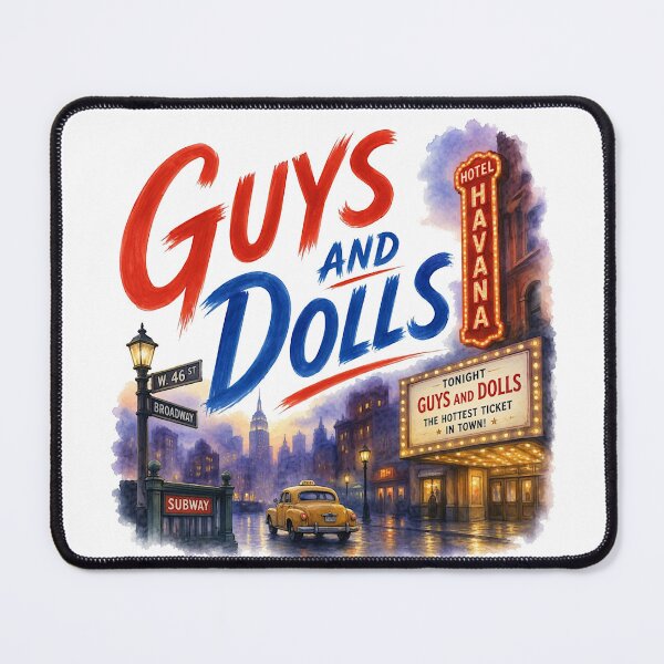 Item preview, Guys and Dolls the Musical designed and sold by Lyric Vault - Rock on.