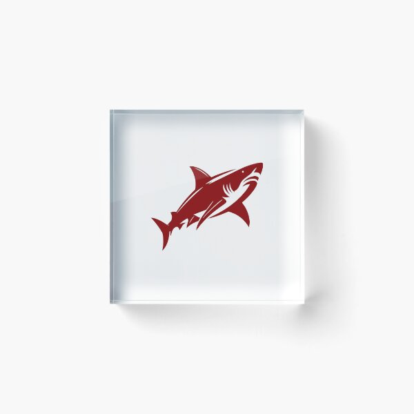 Item preview, Dark Red Great White Shark Design designed and sold by pattern-archive.