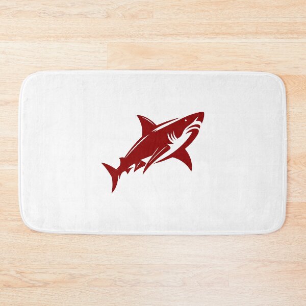 Item preview, Dark Red Great White Shark Design designed and sold by pattern-archive.