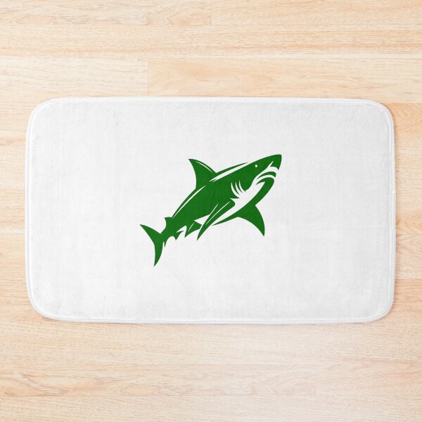 Item preview, Dark Green Great White Shark Design designed and sold by pattern-archive.
