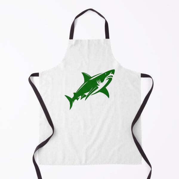 Item preview, Dark Green Great White Shark Design designed and sold by pattern-archive.