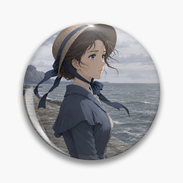 Item preview, Anne Elliot Lyme Cobb Anime Art | Persuasion designed and sold by Hartfield Press.