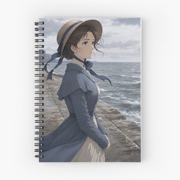 Item preview, Anne Elliot Lyme Cobb Anime Art | Persuasion designed and sold by Hartfield Press.