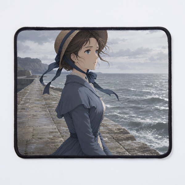 Item preview, Anne Elliot Lyme Cobb Anime Art | Persuasion designed and sold by Hartfield Press.