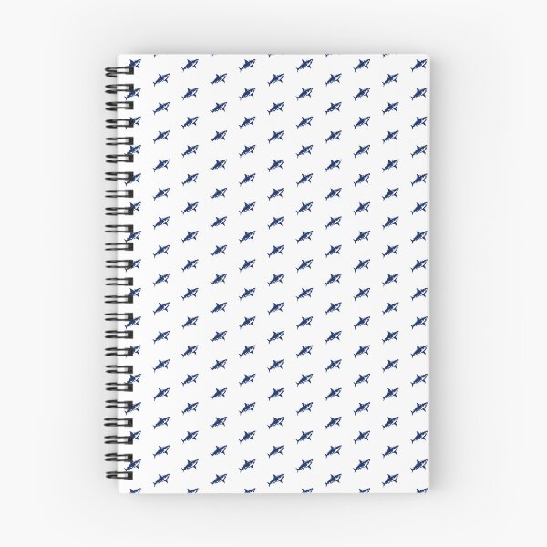 Item preview, Navy Blue Great White Shark Design designed and sold by pattern-archive.