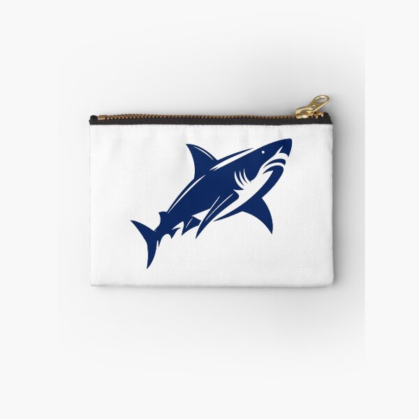 Item preview, Navy Blue Great White Shark Design designed and sold by pattern-archive.