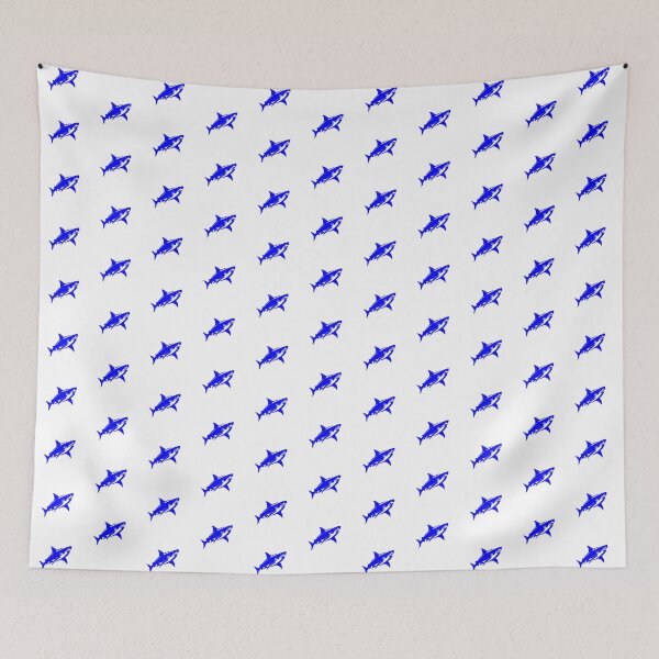Item preview, Blue Great White Shark Design designed and sold by pattern-archive.
