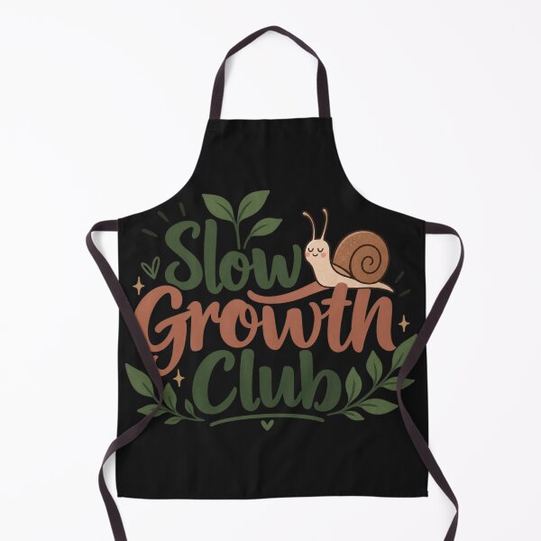 Item preview, Slow Growth Club – Cute Snail Self Care & Personal Growth Design designed and sold by Sanika arts .