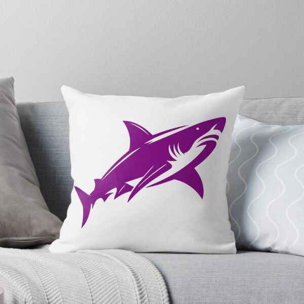 Item preview, Purple Great White Shark Design designed and sold by pattern-archive.