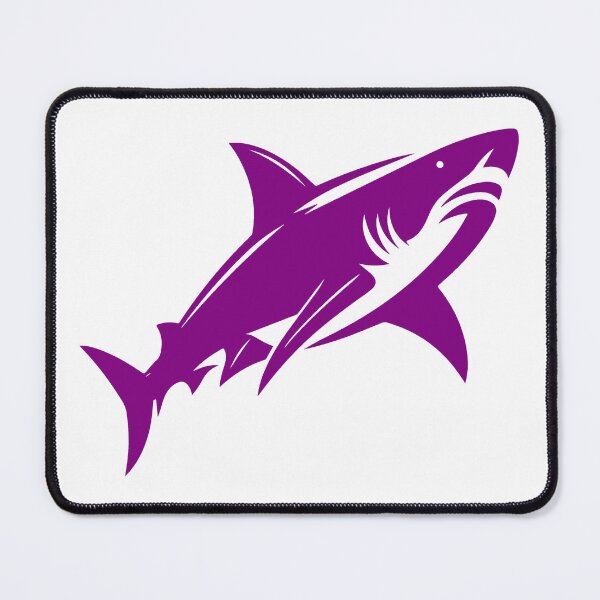 Item preview, Purple Great White Shark Design designed and sold by pattern-archive.