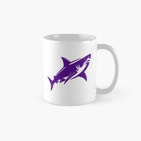 Item preview, Dark Purple Great White Shark Design designed and sold by pattern-archive.