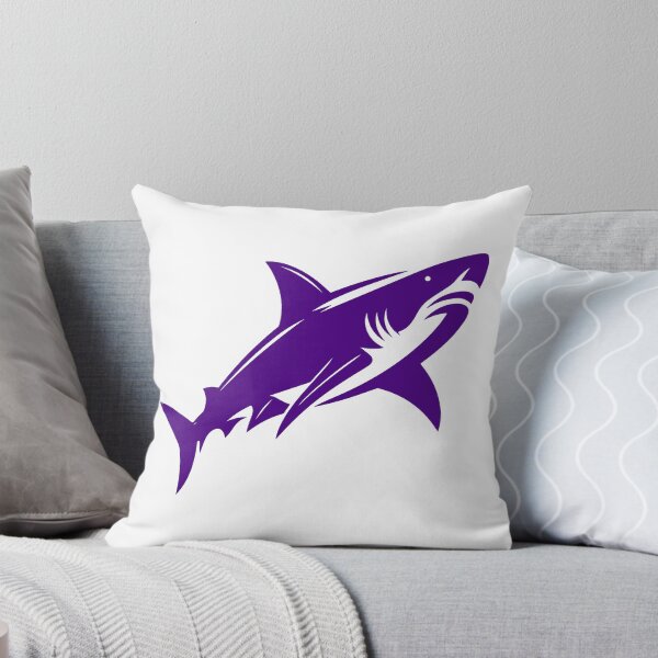 Item preview, Dark Purple Great White Shark Design designed and sold by pattern-archive.