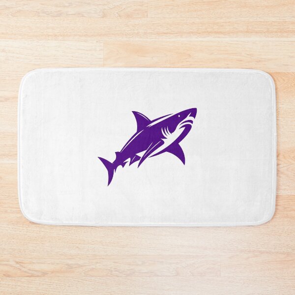 Item preview, Dark Purple Great White Shark Design designed and sold by pattern-archive.