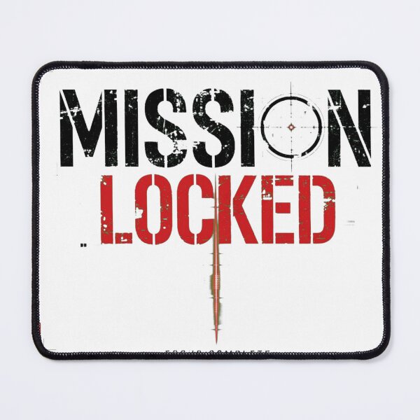 Item preview, MISSION LOCKED FOCUS COMPLETE - Black Red Tactical HUD Scope designed and sold by VYBE DARK Studio.