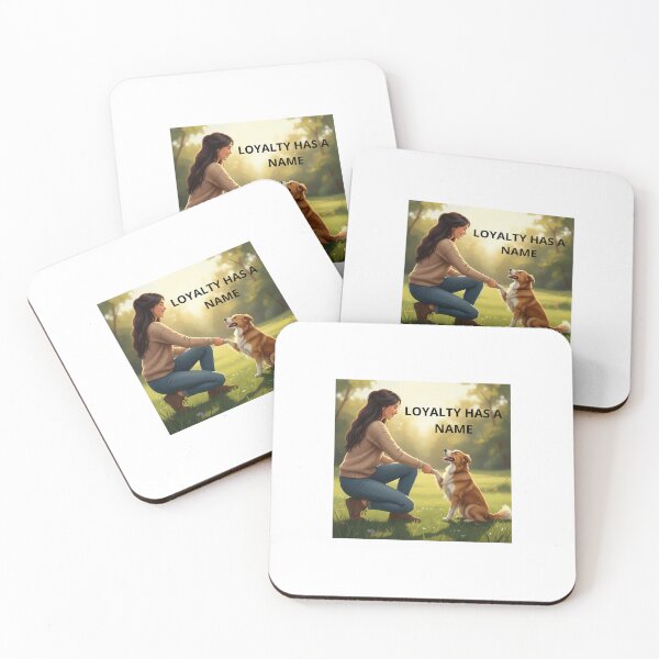 Item preview, Loyalty Has A Name Cute Dog Lover Watercolor Art Design designed and sold by Jani045.