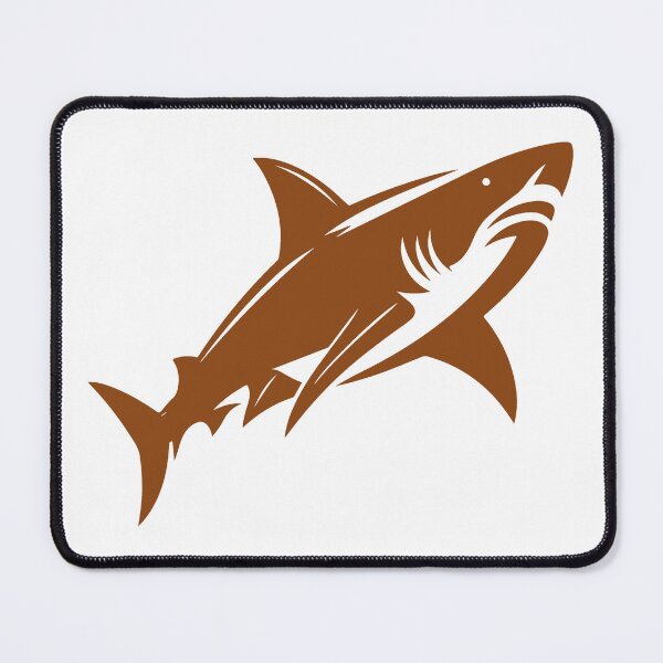 Item preview, Brown Great White Shark Design designed and sold by pattern-archive.