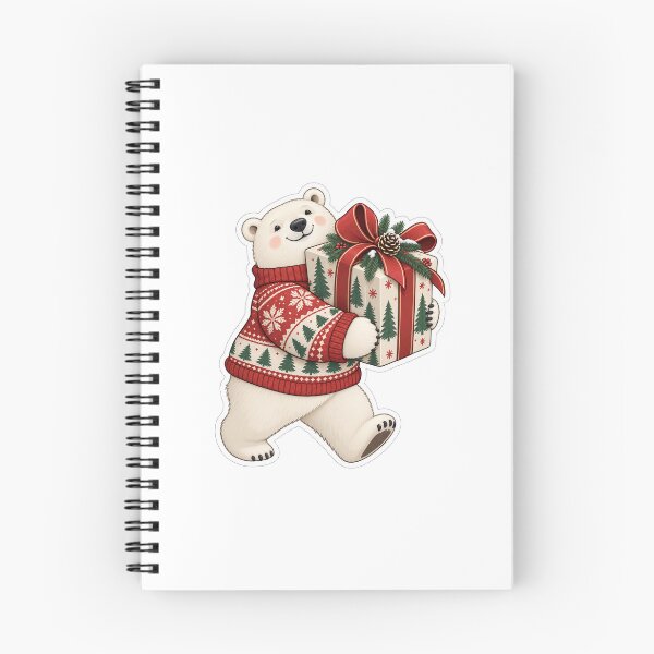 Item preview, Christmas Polar Bear Gift Sweater designed and sold by naruto4925.