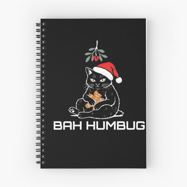 Item preview, Funny Christmas Cat Bah Humbug - Edgy Sarcastic Holiday designed and sold by wyzin39.