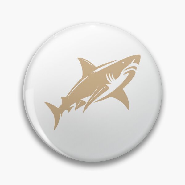 Item preview, Tan Great White Shark Design designed and sold by pattern-archive.