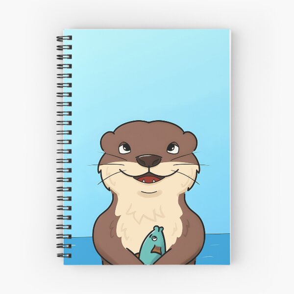 Artikelvorschau, Otter hält Fisch am Strand entworfen und verkauft von palotticzefla.