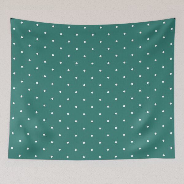 Item preview, Teal and White Polka Dot Pattern – Minimalist Vintage Style designed and sold by DaisyHouse.
