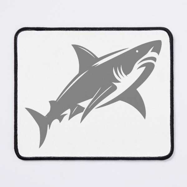 Item preview, Gray Great White Shark Design designed and sold by pattern-archive.
