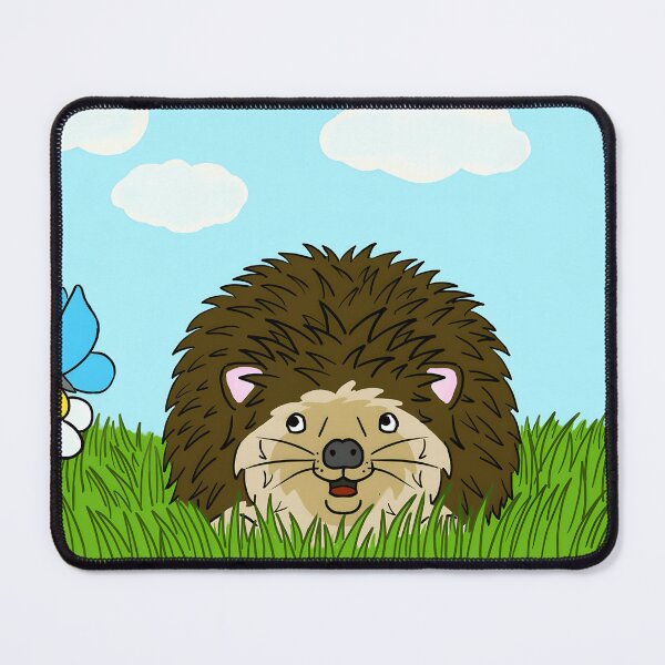 Item preview, Cute Hedgehog Peeking From Grass designed and sold by palotticzefla.