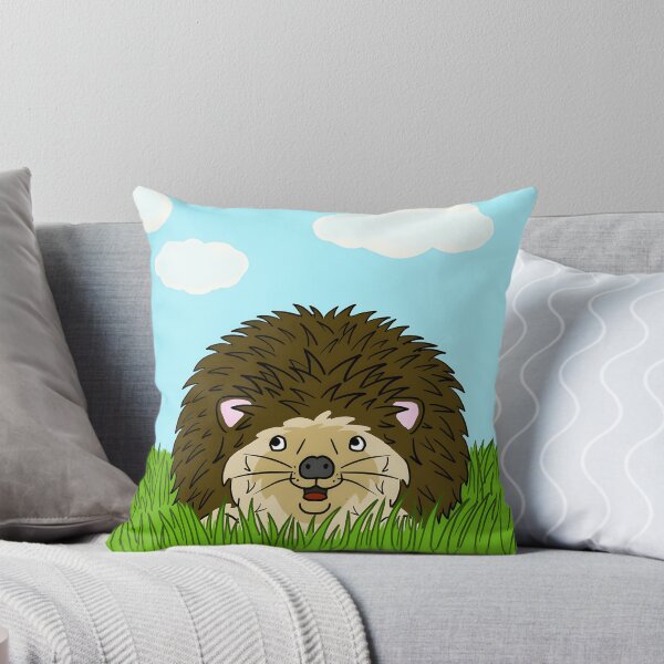 Artikelvorschau, Niedlicher Igel lugt aus dem Gras hervor entworfen und verkauft von palotticzefla.