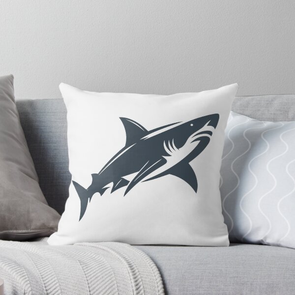 Item preview, Charcoal Great White Shark Design designed and sold by pattern-archive.