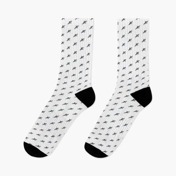 Item preview, Charcoal Great White Shark Design designed and sold by pattern-archive.